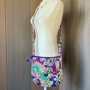 VERA BRADLEY Saddle Hipster Crossbody HEATHER